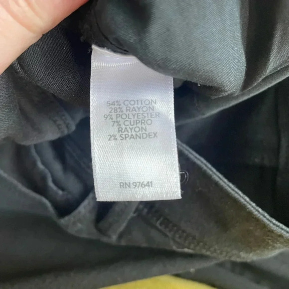 J. Jill Authentic Fit Slim Leg Jean Cropped Black Denim EUC Plus Size 18 0058 - Picture 7 of 10